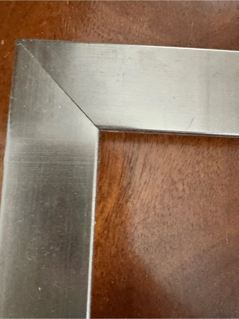 Metallic Silver Picture Frame - Modern Home Accent
